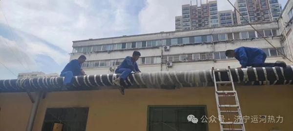 備戰(zhàn)供暖，全面開展小區(qū)試壓工作